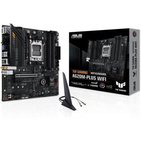 Carte mere - ASUS - TUF GAMING A620M-PLUS WIFI - AMD A620 - Emplacemen