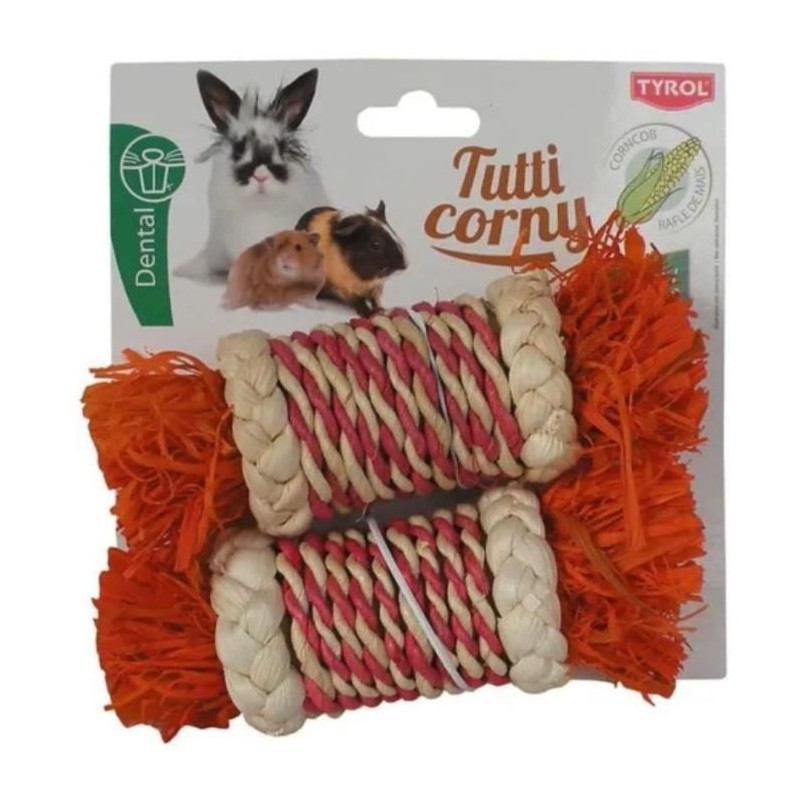 Accessoire rongeur - TYROL - Ballotins feuilles de mais x2 - 17 x 5,6