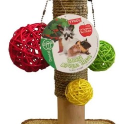 Accessoire rongeur - TYROL - Arbre a lapin - Pommier - 14 x 19 x 26 cm