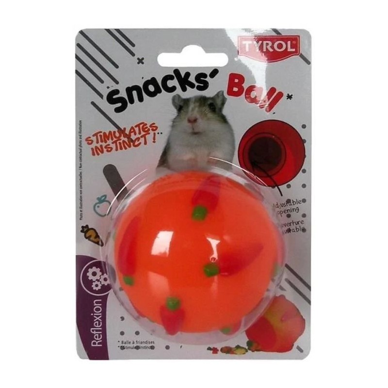 Jouet rongeur - TYROL - Balle a Friandises - Ø 7,5cm