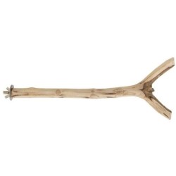Accessoire oiseau - TYROL - Perchoir branche - Taille S 20cm - Bois na