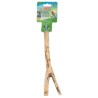 Accessoire oiseau - TYROL - Perchoir branche - Taille L 30cm - Bois na