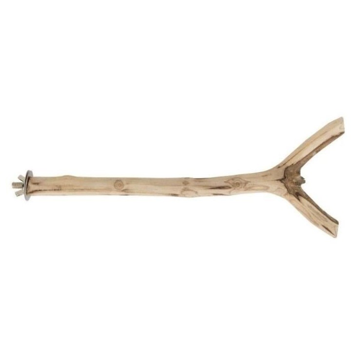 Accessoire oiseau - TYROL - Perchoir branche - Taille L 30cm - Bois naturel Accessoire oiseau - TYROL - Perchoir branche - Taille L 30cm - Bois naturel