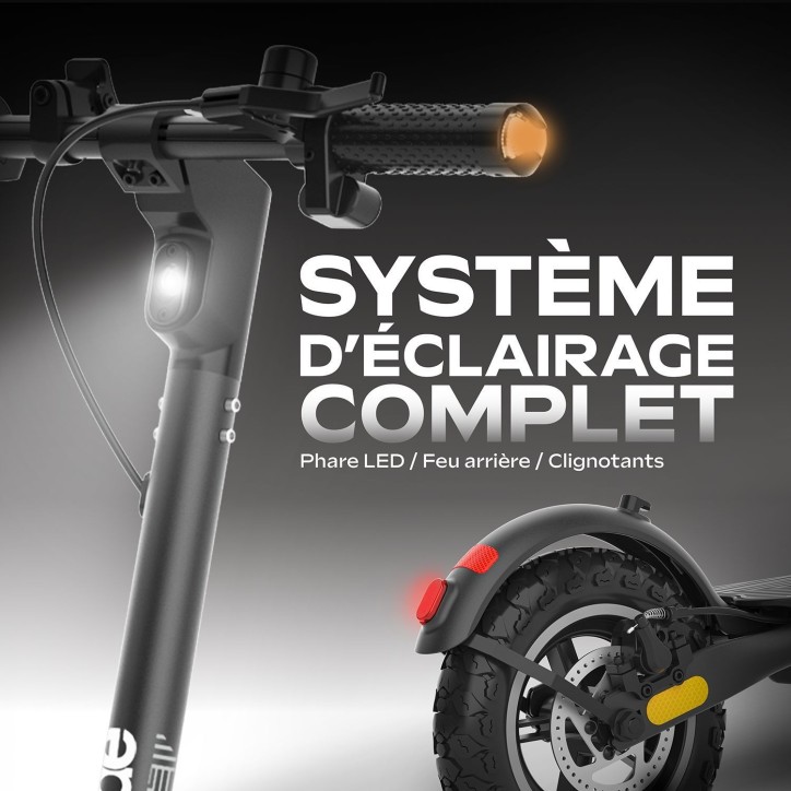 Trottinette électrique - URBANGLIDE - 100 EVO - 450 W - Pneus 10 - Max 25 km/h - Autonomie jusqu'a 25 km Trottinette électrique - URBANGLIDE - 100 EVO - 450 W - Pneus 10 - Max 25 km/h - Autonomie jusqu'a 25 km