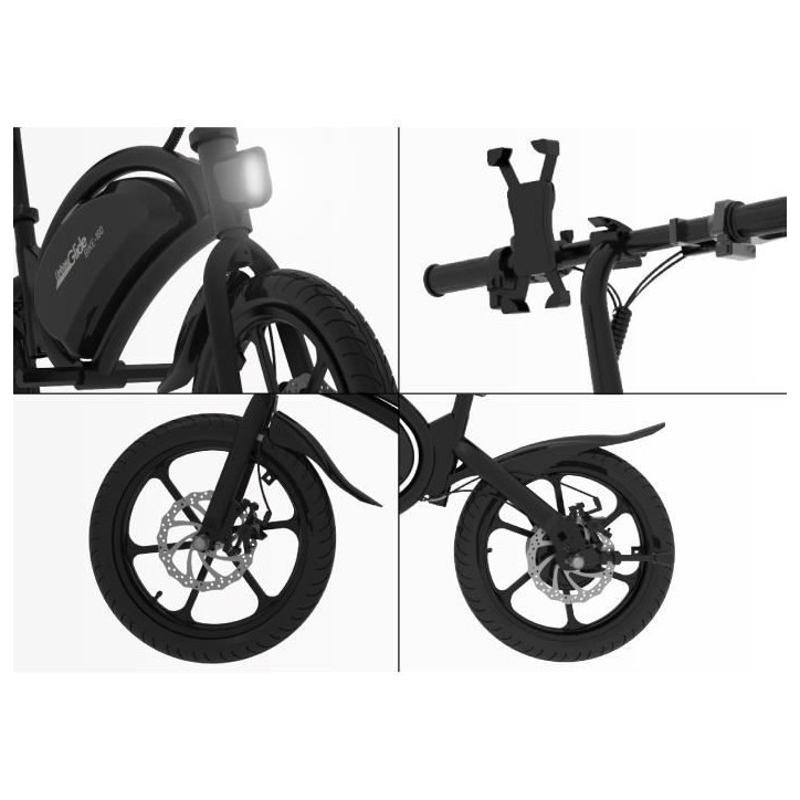Draisienne électrique - URBANGLIDE - 160 BLACK - 36V - 350W - Pneus 16 - Autonomie 18KM - Vitesse max 25KM/h Draisienne électrique - URBANGLIDE - 160 BLACK - 36V - 350W - Pneus 16 - Autonomie 18KM - Vitesse max 25KM/h