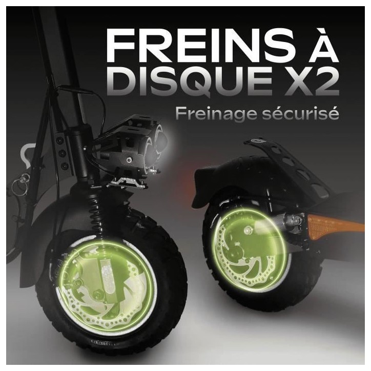 Trottinette électrique tout terrain - URBANGLIDE - ECROSS PRO 2 - 10 - 48V - 800 W - 13Ah - Autonomie 50KM Trottinette électrique tout terrain - URBANGLIDE - ECROSS PRO 2 - 10 - 48V - 800 W - 13Ah - Autonomie 50KM