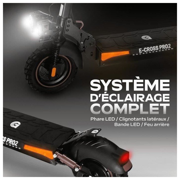 Trottinette électrique tout terrain - URBANGLIDE - ECROSS PRO 2 - 10 - 48V - 800 W - 13Ah - Autonomie 50KM Trottinette électrique tout terrain - URBANGLIDE - ECROSS PRO 2 - 10 - 48V - 800 W - 13Ah - Autonomie 50KM