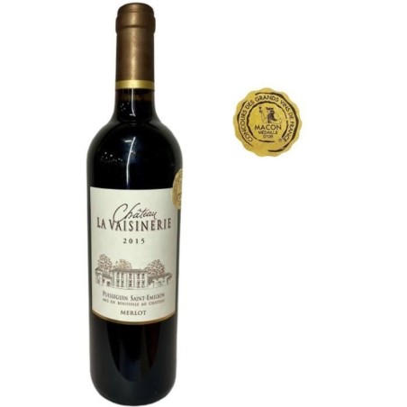 Château La Vaisinerie 2015 Puisseguin Saint-Emilion - Vin rouge de Bo