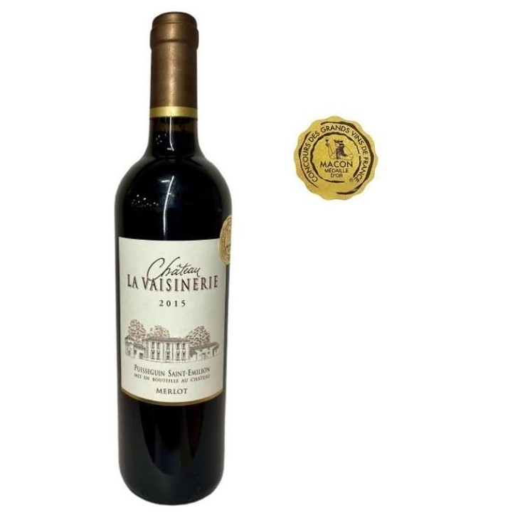 Château La Vaisinerie 2015 Puisseguin Saint-Emilion - Vin rouge de Bordeaux