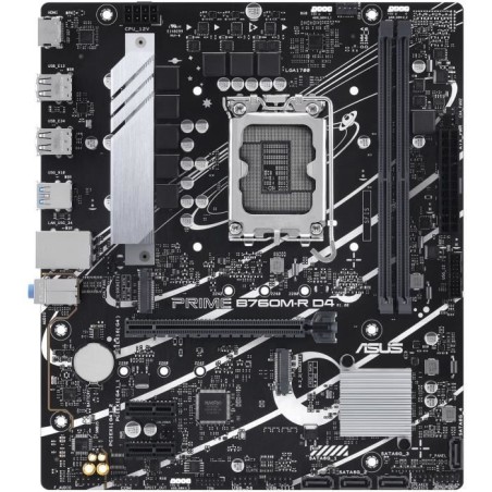 Carte mere - ASUS - PRIME B760M-R D4 - Intel B760 LGA 1700 micro ATX
