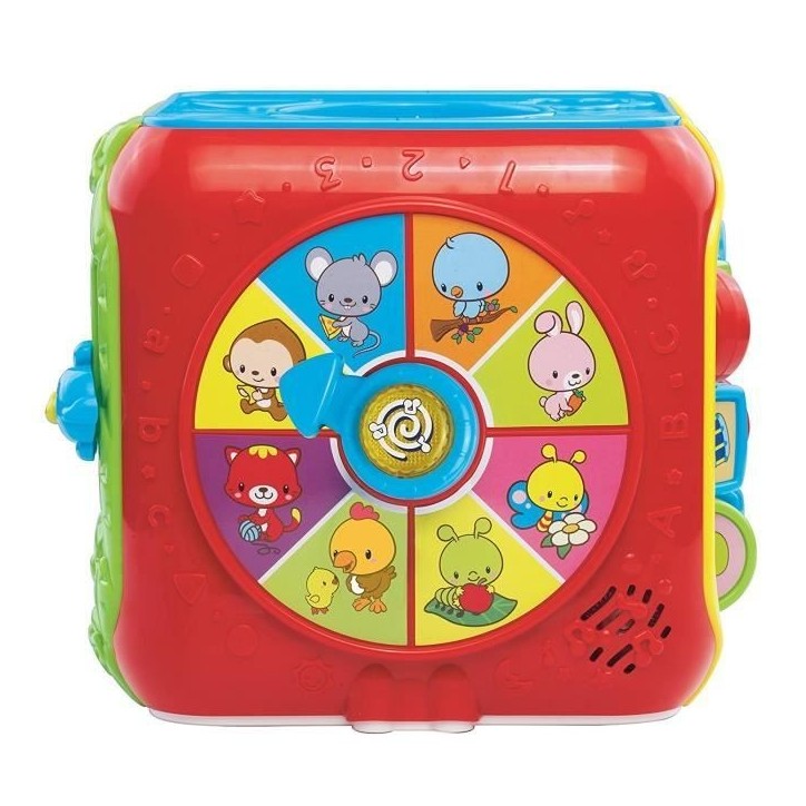 Cube des découvertes interactif VTECH BABY - Multicolore - 10 mélodies et 4 chansons - Mixte - 9 mois et plus Cube des découvertes interactif VTECH BABY - Multicolore - 10 mélodies et 4 chansons - Mixte - 9 mois et plus