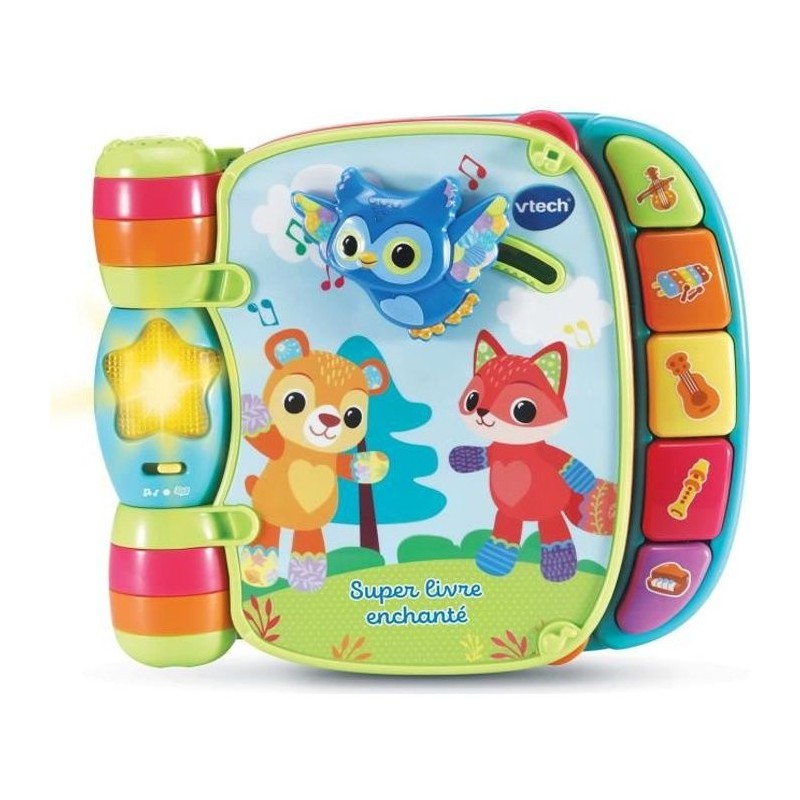 VTECH BABY - Super Livre Enchanté des Baby Loulous - Bleu VTECH BABY - Super Livre Enchanté des Baby Loulous - Bleu