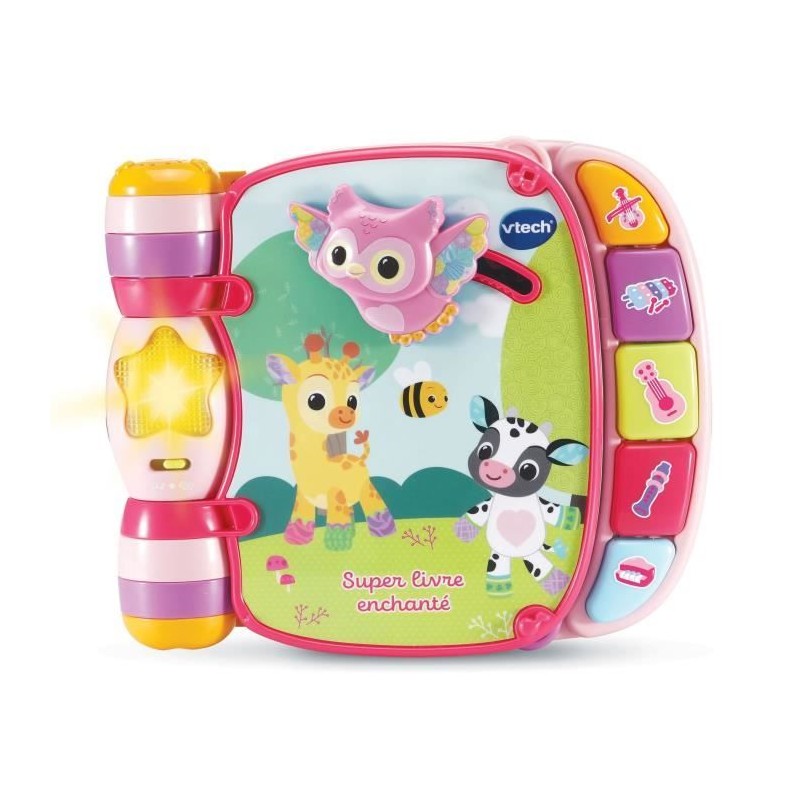 VTECH BABY - Super Livre Enchanté des Baby Loulous - Rose VTECH BABY - Super Livre Enchanté des Baby Loulous - Rose