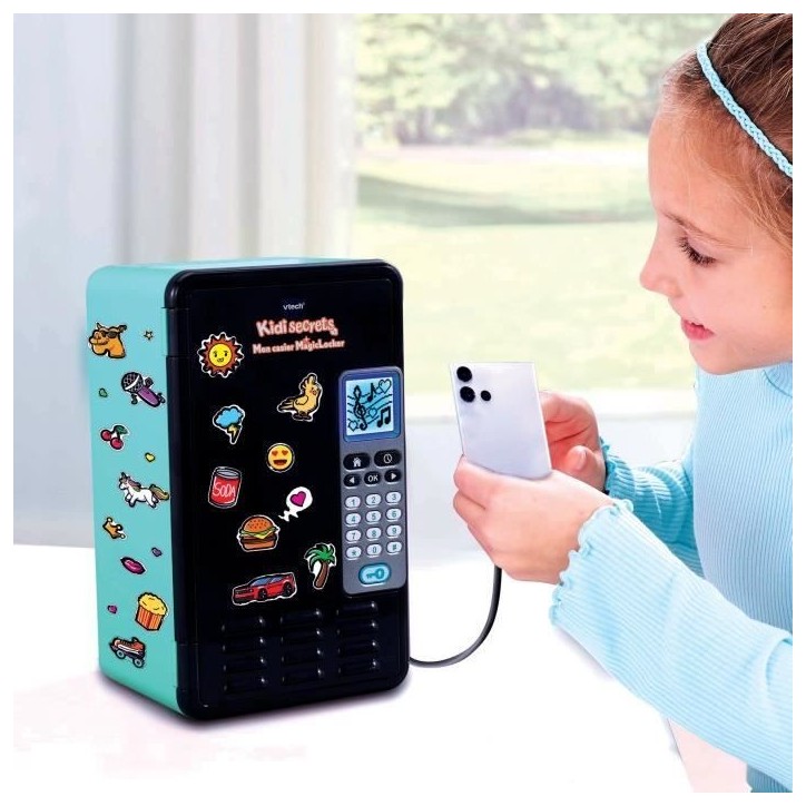 VTECH KIDISECRETS - MON CASIER MAGICLOCKER (BLEU/NOIR)