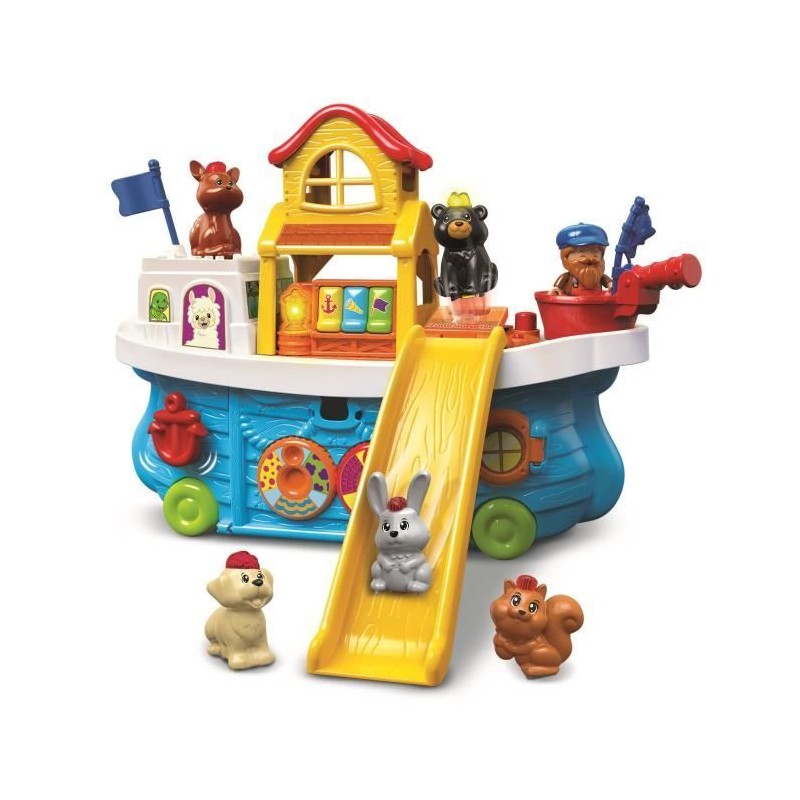 VTECH TUT TUT ANIMO - SUPER BATEAU TOBOGGAN - Jouet pour enfant de 1 a