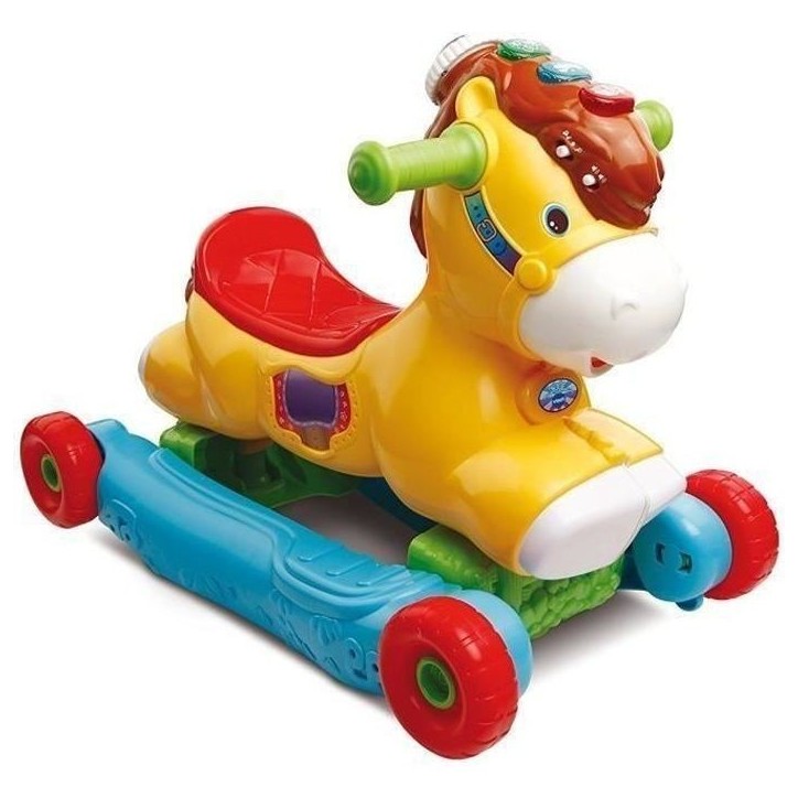 Porteur a Bascule P'tit Galop, Mon Poney Basculo 2en1 - VTECH BABY - Parlant et Lumineux - Multicolore Porteur a Bascule P'tit Galop, Mon Poney Basculo 2en1 - VTECH BABY - Parlant et Lumineux - Multicolore