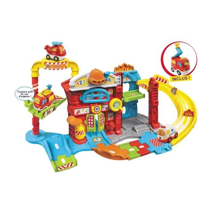 VTECH - Tut Tut Bolides - Maxi Caserne De Pompiers (+ Louis, Sos Incen VTECH - Tut Tut Bolides - Maxi Caserne De Pompiers (+ Louis, Sos Incen