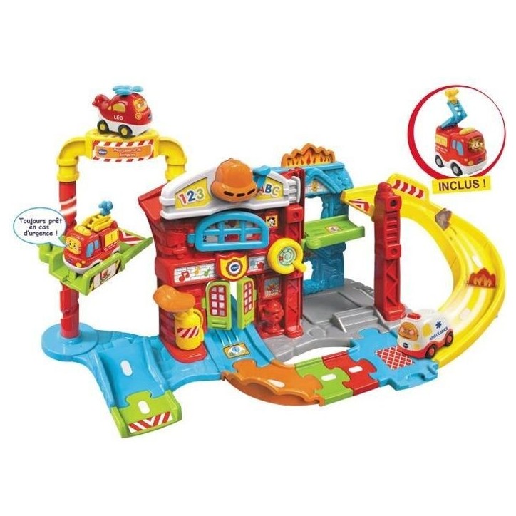 VTECH - Tut Tut Bolides - Maxi Caserne De Pompiers (+ Louis, Sos Incendie)