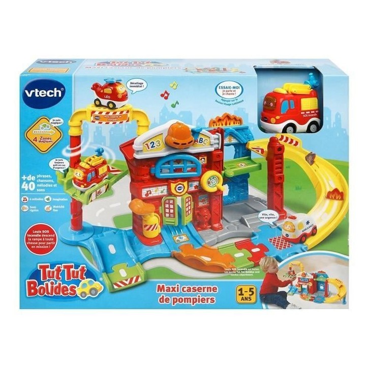 VTECH - Tut Tut Bolides - Maxi Caserne De Pompiers (+ Louis, Sos Incendie)