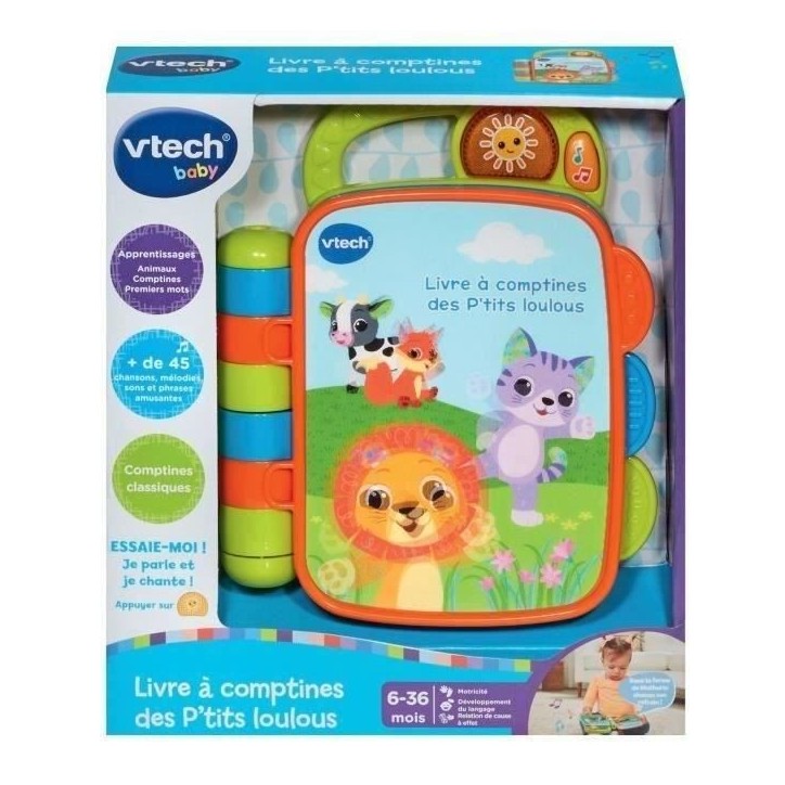 VTECH-LIVRE A COMPTINES DES P'TITS LOULOUS VTECH-LIVRE A COMPTINES DES P'TITS LOULOUS