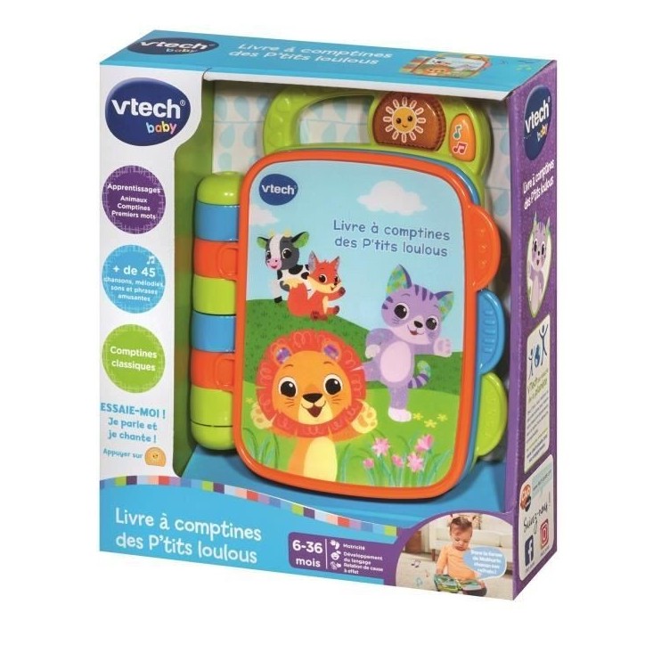 VTECH-LIVRE A COMPTINES DES P'TITS LOULOUS VTECH-LIVRE A COMPTINES DES P'TITS LOULOUS