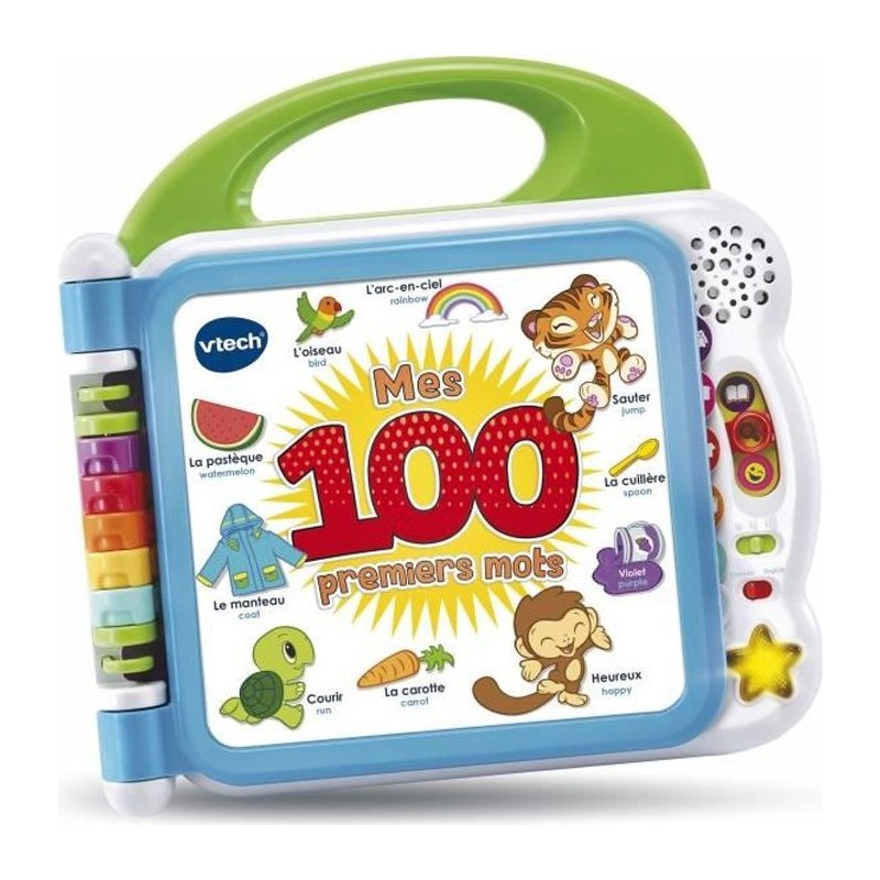 Livre Interactif - VTECH - Mon Imagier Bilingue - 100 Mots - Bébé - Livre Interactif - VTECH - Mon Imagier Bilingue - 100 Mots - Bébé -