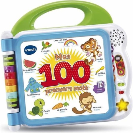 Livre Interactif - VTECH - Mon Imagier Bilingue - 100 Mots - Bébé -