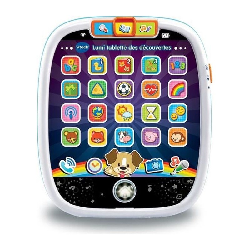 Tablette VTECH BABY Lumi des Découvertes Blanche - Jouet tactile et l Tablette VTECH BABY Lumi des Découvertes Blanche - Jouet tactile et l