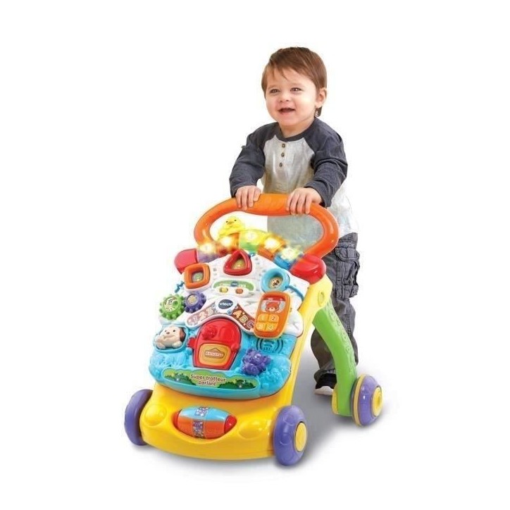VTECH - Super Trotteur Parlant 2 en 1 - Multicolore