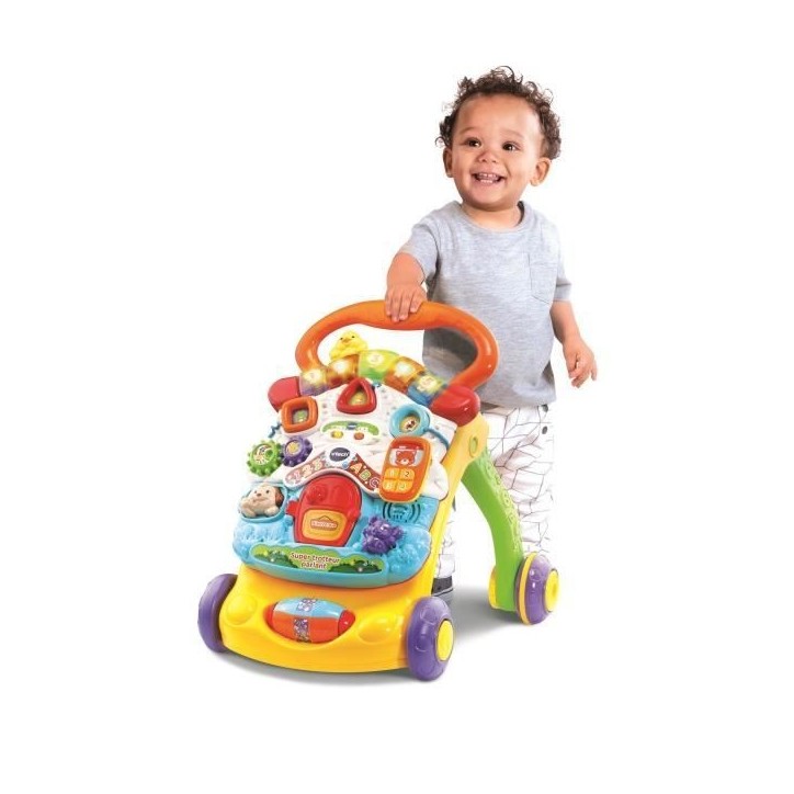 VTECH - Super Trotteur Parlant 2 en 1 - Multicolore