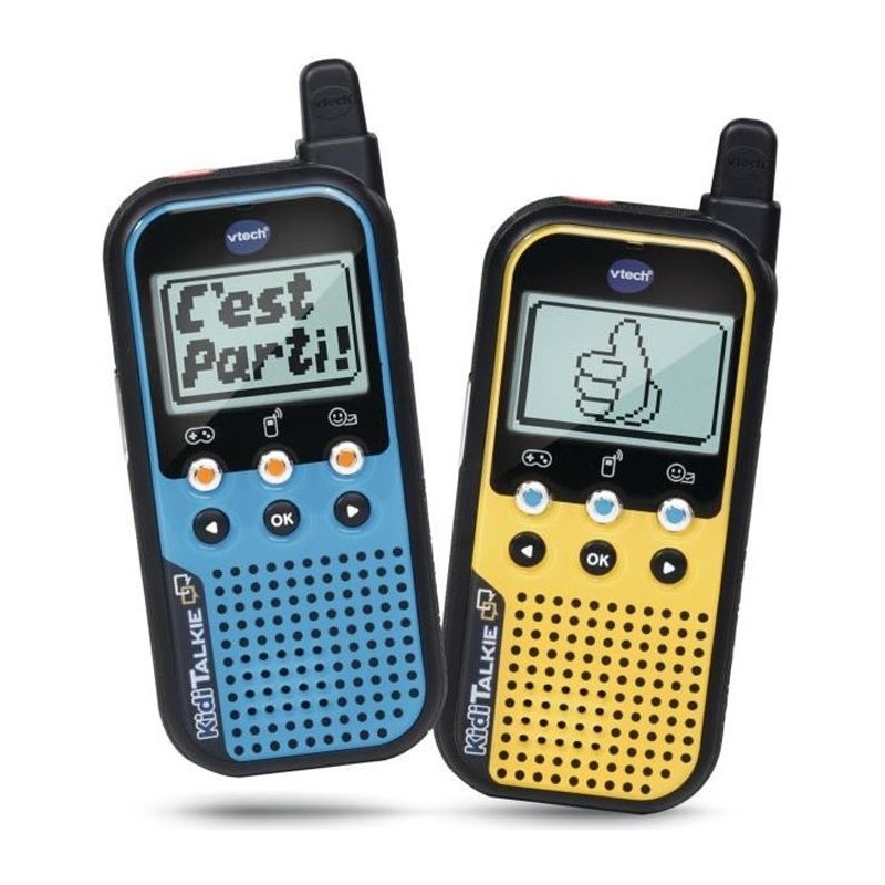 Talkie Walkie VTECH Kidi Talkie - Bleu & Jaune - 6 en 1 pour des heure Talkie Walkie VTECH Kidi Talkie - Bleu & Jaune - 6 en 1 pour des heure