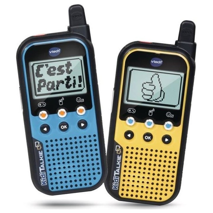 Talkie Walkie VTECH Kidi Talkie - Bleu & Jaune - 6 en 1 pour des heures de jeu et de fun Talkie Walkie VTECH Kidi Talkie - Bleu & Jaune - 6 en 1 pour des heures de jeu et de fun