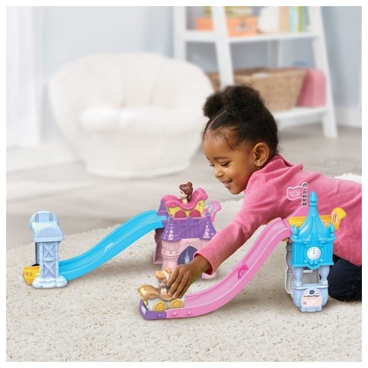 VTECH TUT TUT BOLIDES DISNEY PRINCESSES - CHÂTEAU - TOBOGGAN ENCHANTÉ (+ LE CARROSSE MARIAGE ENCHANTÉ DE CENDRILLON)