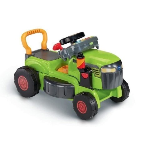 VTECH BABY - SUPER TRACTEUR MAGI TONDEUSE Evolutif 3 en 1 - VERT - Multicolore
