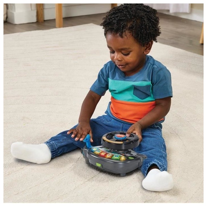 VTECH BABY - SUPER TRACTEUR MAGI TONDEUSE Evolutif 3 en 1 - VERT - Multicolore