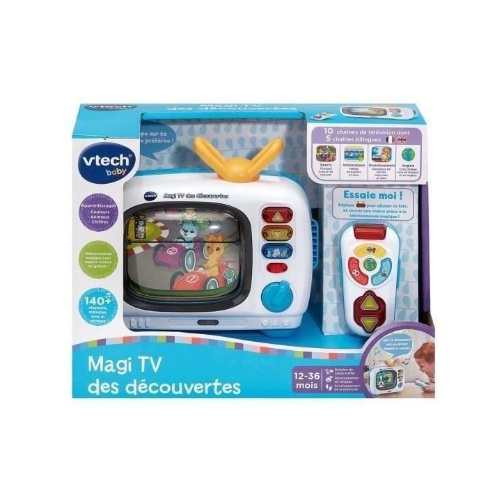 VTECH BABY - MAGI TV DES DÉCOUVERTES - Multicolore VTECH BABY - MAGI TV DES DÉCOUVERTES - Multicolore