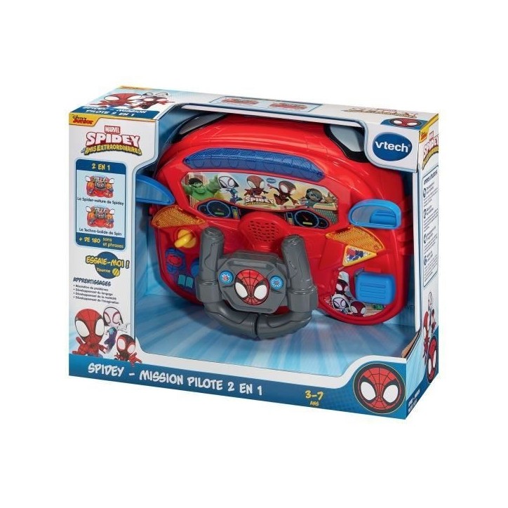 VTECH - SPIDEY - MISSION PILOTE 2 EN 1 - Multicolore