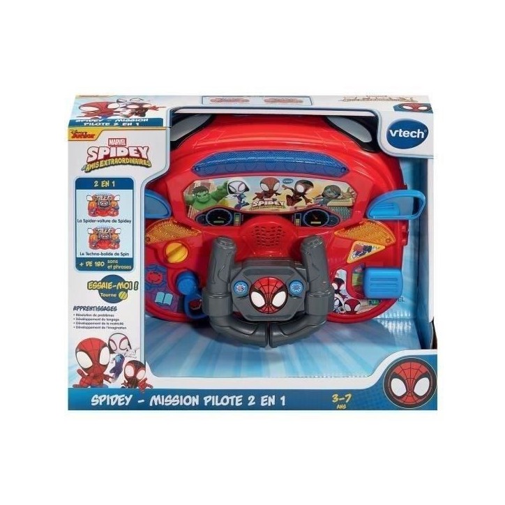 VTECH - SPIDEY - MISSION PILOTE 2 EN 1 - Multicolore