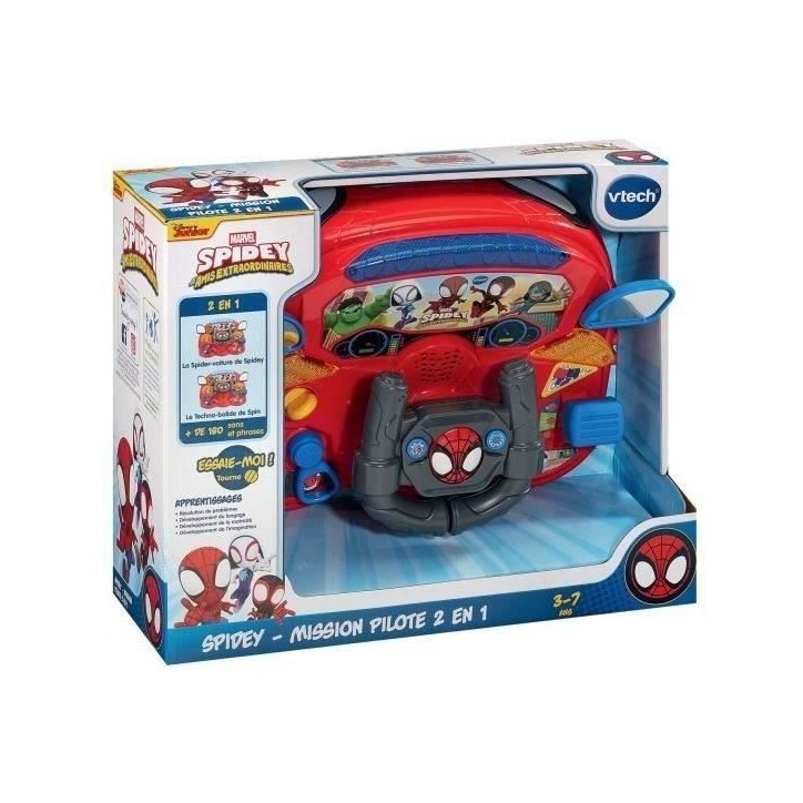 VTECH - SPIDEY - MISSION PILOTE 2 EN 1 - Multicolore