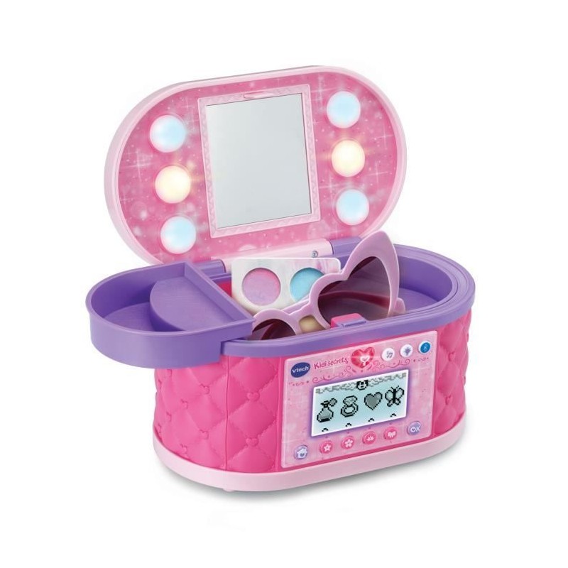 VTECH - KIDISECRETS - MA MALLETTE BEAUTÉ MAGIQUE - Rose