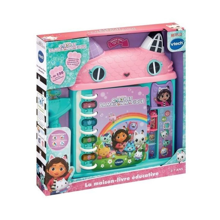 VTECH - GABBY ET LA MAISON MAGIQUE - LA MAISON-LIVRE ÉDUCATIVE - Multicolore