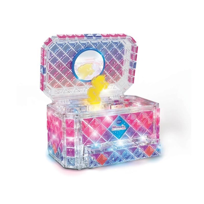 VTECH - MOSAIC MAGIC LIGHTS- BOÎTE a BIJOUX - Multicolore