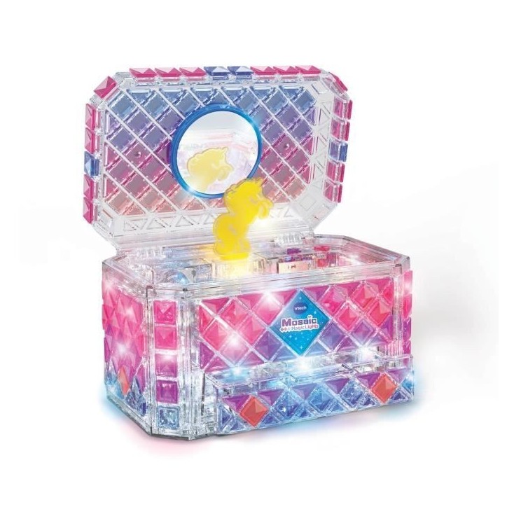 VTECH - MOSAIC MAGIC LIGHTS- BOÎTE a BIJOUX - Multicolore