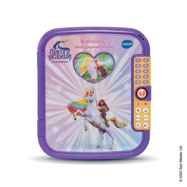 VTECH - L'ÉCOLE DES LICORNES - KIDISECRETS, MON JOURNAL INTIME - Violet