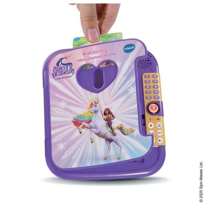 VTECH - L'ÉCOLE DES LICORNES - KIDISECRETS, MON JOURNAL INTIME - Violet