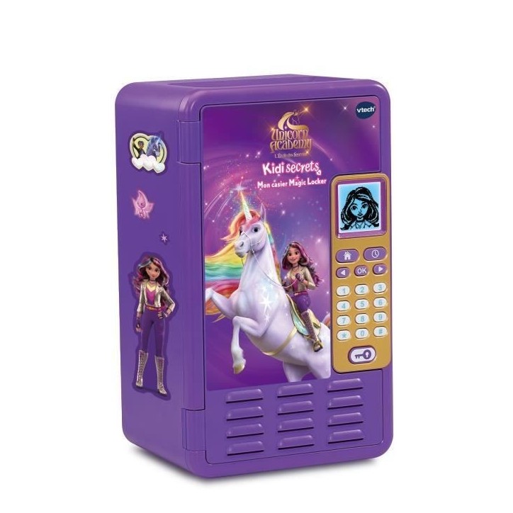 VTECH - L'ÉCOLE DES LICORNES - KIDISECRETS, MON CASIER MAGIC LOCKER - Violet VTECH - L'ÉCOLE DES LICORNES - KIDISECRETS, MON CASIER MAGIC LOCKER - Violet