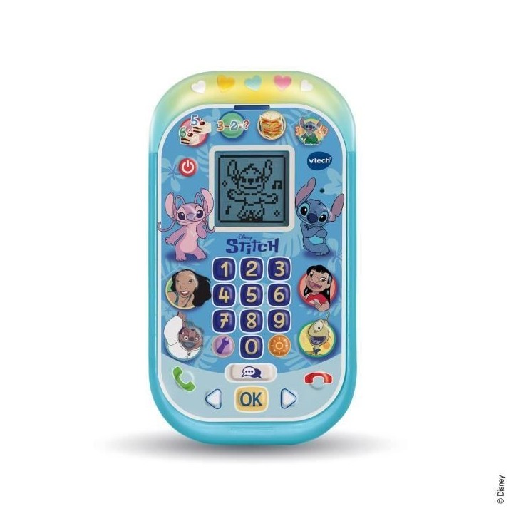 VTECH - STITCH - LE SMARTPHONE ÉDUCATIF - Bleu