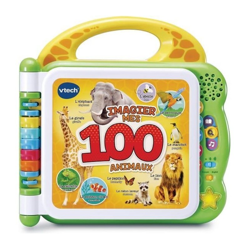 VTECH - Mon Imagier Bilingue - 100 Animaux - Livre interactif bilingue VTECH - Mon Imagier Bilingue - 100 Animaux - Livre interactif bilingue
