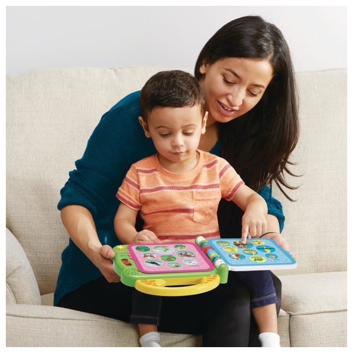 VTECH - Mon Imagier Bilingue - 100 Animaux - Livre interactif bilingue - Pour Enfant - Pile - Multicolore VTECH - Mon Imagier Bilingue - 100 Animaux - Livre interactif bilingue - Pour Enfant - Pile - Multicolore