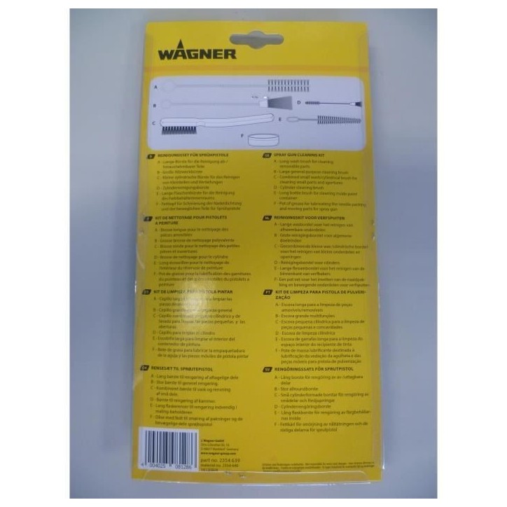 WAGNER Kit de nettoyage pistolet a peinture WAGNER Kit de nettoyage pistolet a peinture
